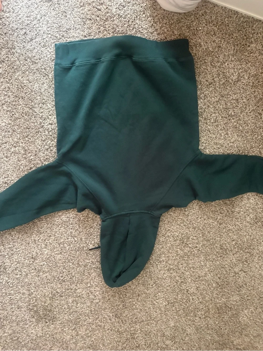 The North Face Men's Dark Green Logo Crewneck Hoodie